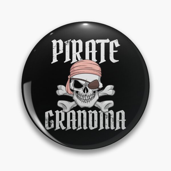 Item preview, Pirate Grandma Halloween Skull & Crossbones Pirate Eyepatch Gear designed and sold by DynamicDesign.