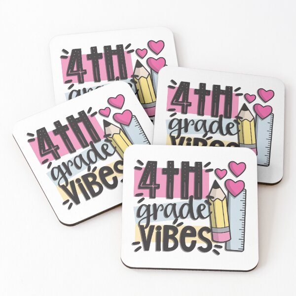 Item preview, Fourth (4th) Grade Vibes Cute Text and Graphic Design Pastel Colour For Fourth Grader  designed and sold by NightGleam.