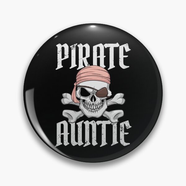 Item preview, Pirate Auntie Halloween Skull & Crossbones Pirate Eyepatch Gear designed and sold by DynamicDesign.