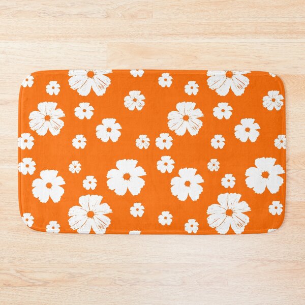 Item preview, Retro Flowers - Orange designed and sold by PoppyPod.
