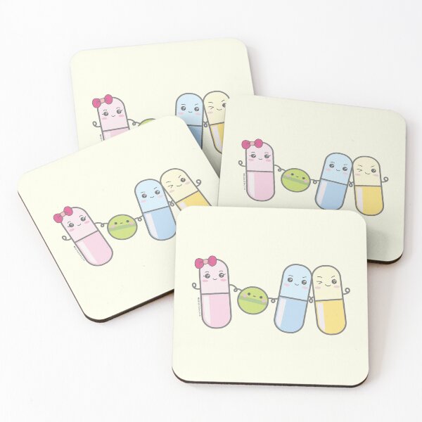 Item preview, cute pills cartoon designed and sold by princessmi-com.