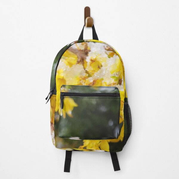 Item preview, yellow forsythia blossom in the snow designed and sold by 6059.