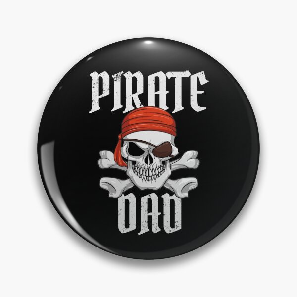 Item preview, Pirate Dad Halloween Skull & Crossbones Pirate Eyepatch Gear designed and sold by DynamicDesign.
