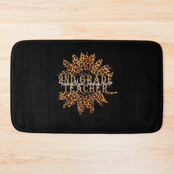 Item preview, 2nd Grade Teaching Minds Touching Hearts Leopard Sunflower designed and sold by patsa4.