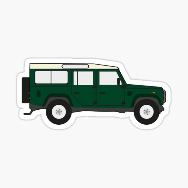 Item preview, Defender 110 off-road vehicle (British Racing Green) British classic designed and sold by NautilusMare.