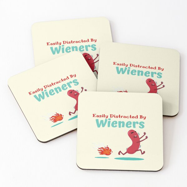 Item preview,   Easily Distracted By Wieners designed and sold by Eman4design.