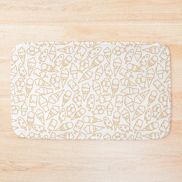 Item preview, Ice cream cone seamless pattern in White background, Ice Cream Pattern designed and sold by graphic-genie.