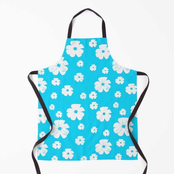 Item preview, Retro Flowers - Blue designed and sold by PoppyPod.
