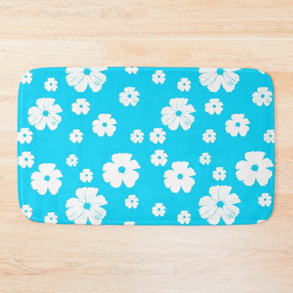 Item preview, Retro Flowers - Blue designed and sold by PoppyPod.