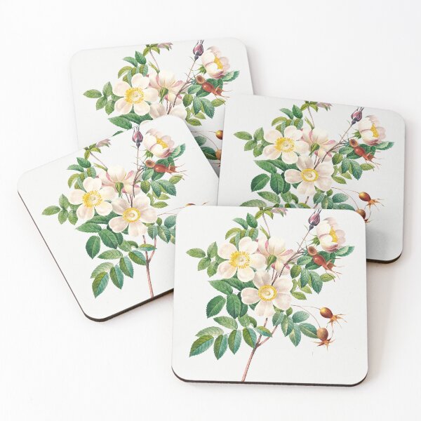 Item preview, White rose of york by Pierre-Joseph Redouté designed and sold by FindYouByZ.