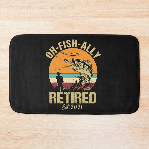 Item preview, Oh Fish Ally Retired 2021 Funny Fishing Retirement Vintage  designed and sold by JamesRushforth.