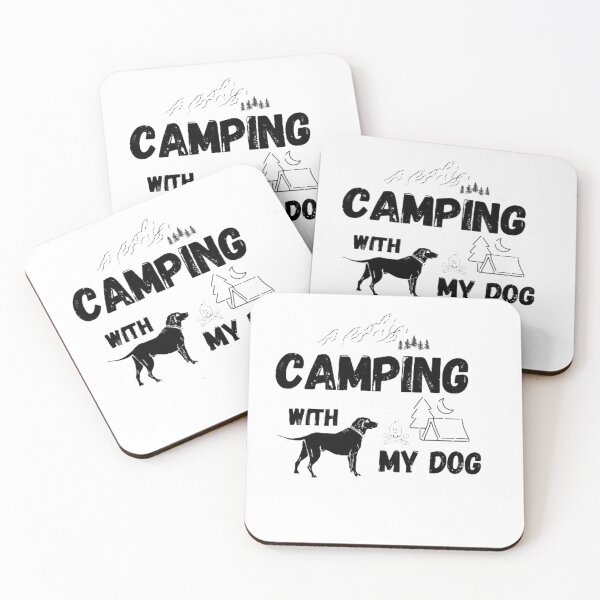 Item preview, Camping with my dog designed and sold by Zikassabi.