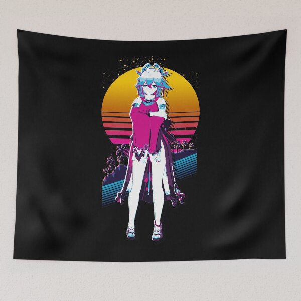Item preview, Yae Miko - Genshin Impact *80s retro* designed and sold by MyRetroArt.