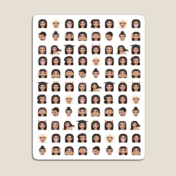 Aperçu de l'œuvre Kim Kardashian Smiley créée et vendue par Richard Kazar.