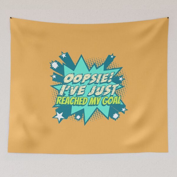 Item preview, Ooopsie! I have just reached my goal Casablanca background - Cute Colorful Star Design - Dreams come true designed and sold by IrinchiDE.