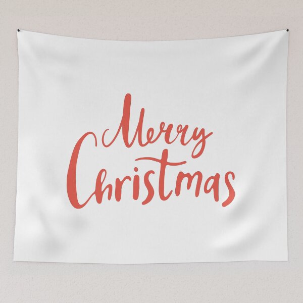 Item preview, Artsy Merry Christmas Calligraphy designed and sold by pallkris.