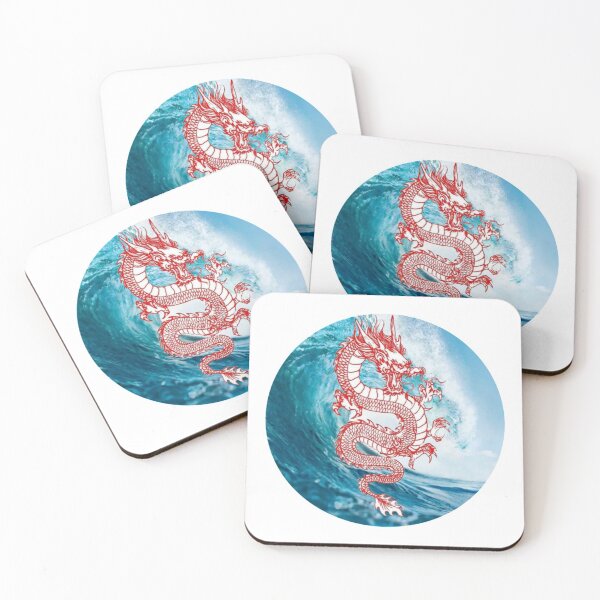 Item preview, Houkusai dragon wave designed and sold by bayan baker.