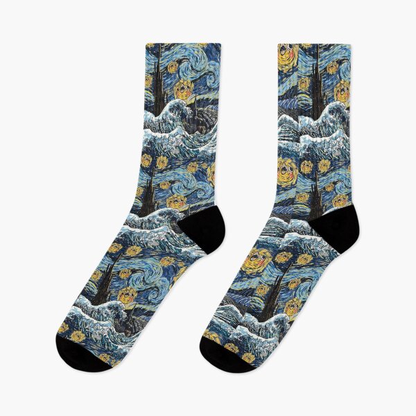 Item preview, The Great Birb Wave of Kanagawa - Screaming Cockatiels designed and sold by Birb-Merch.