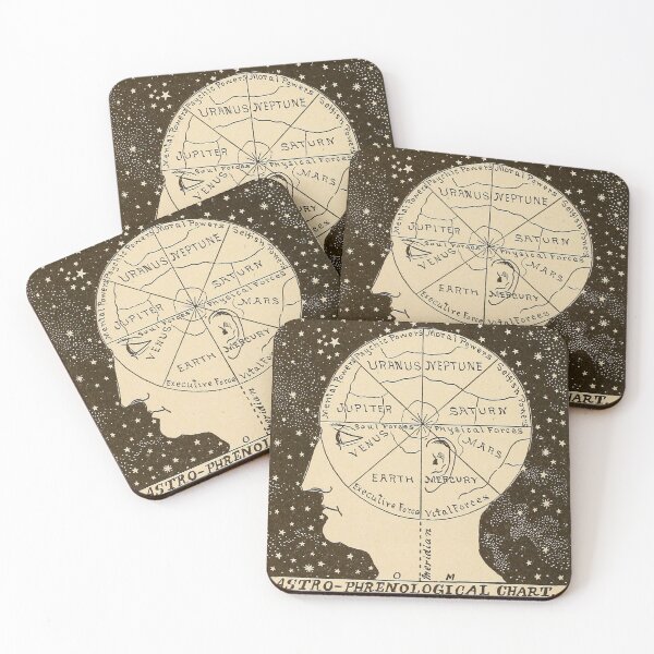 Item preview, Astro-Phrenological Chart Vintage designed and sold by Veriepear.
