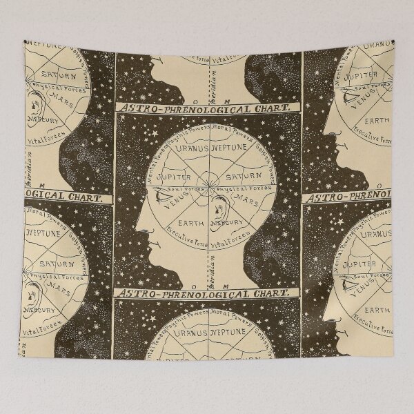 Item preview, Astro-Phrenological Chart Vintage designed and sold by Veriepear.