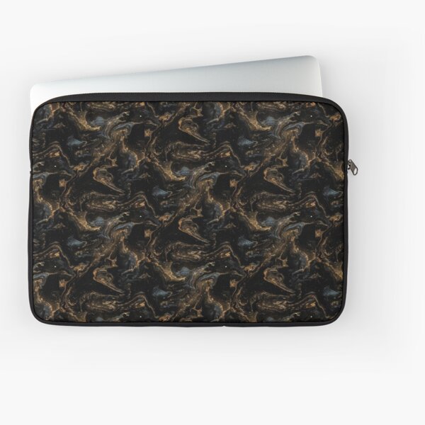 Black and Gold Laptop Sleeve