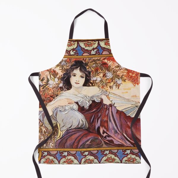Item preview, Reclining woman by Alphonse Mucha designed and sold by Vintage Designs +.