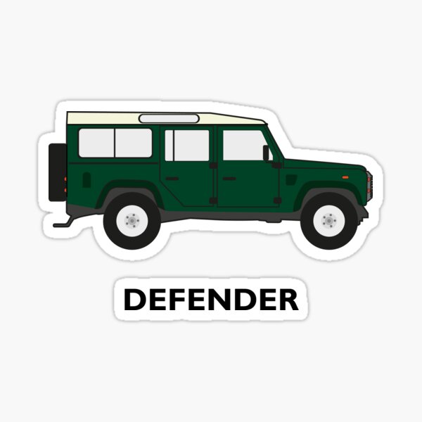 Item preview, Defender 110 off-road vehicle (British Racing Green) British classic designed and sold by NautilusMare.