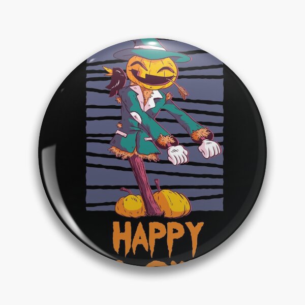 Item preview, Funny Scary Evil Pumpkin Scarecrow Spooky designed and sold by Hema Thilakaratne.