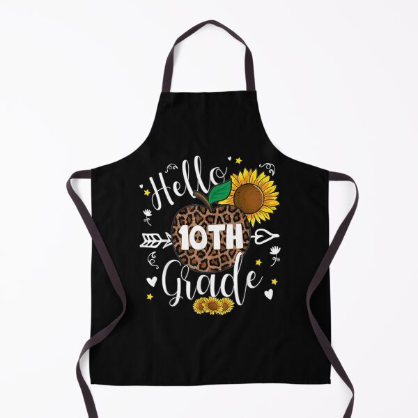Item preview, Grade 10th Back To School Leopard Print Sunflower Apple designed and sold by tolivia.