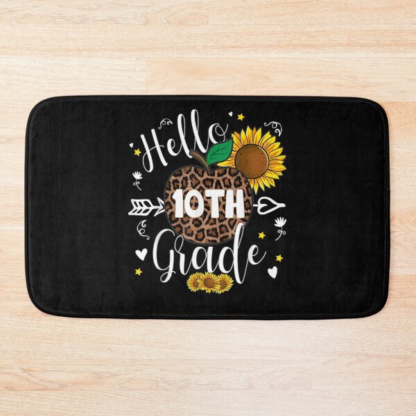 Item preview, Grade 10th Back To School Leopard Print Sunflower Apple designed and sold by tolivia.