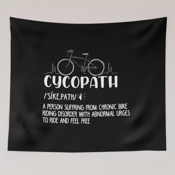 Item preview, Cyclopath Funny Bicycle Cyclist Humor- Funny Cycopath Definition-Funny Tee Chrismas Gift For Any Biker or Cyclist or Bicycle lover designed and sold by Rassitni.