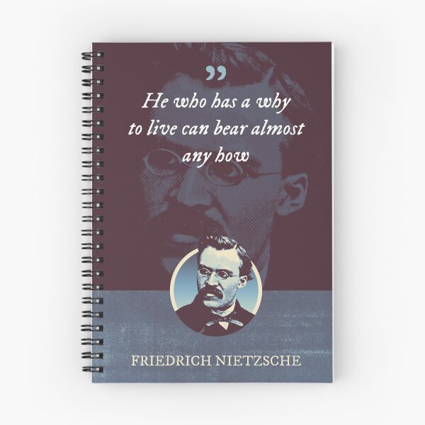 Item preview, Friedrich Nietzsche - He who has a why to live can bear almost any how designed and sold by Syahrasi.
