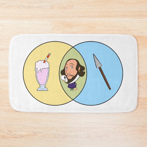 Item preview, Shakespeare - Venn diagram designed and sold by The Agreeable Raven.