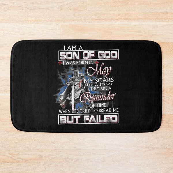 Item preview, I Am A Son Of God I Was Born In May Christian designed and sold by tolivia.