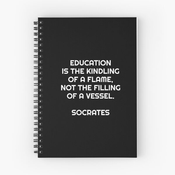 Item preview, Education is the kindling of a flame, not the filling of a vessel - Socrates quote designed and sold by Inspirationmotivation.
