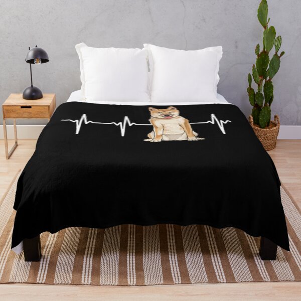 Item preview, Shiba Inu Heartbeat Dog Lover designed and sold by tolivia.