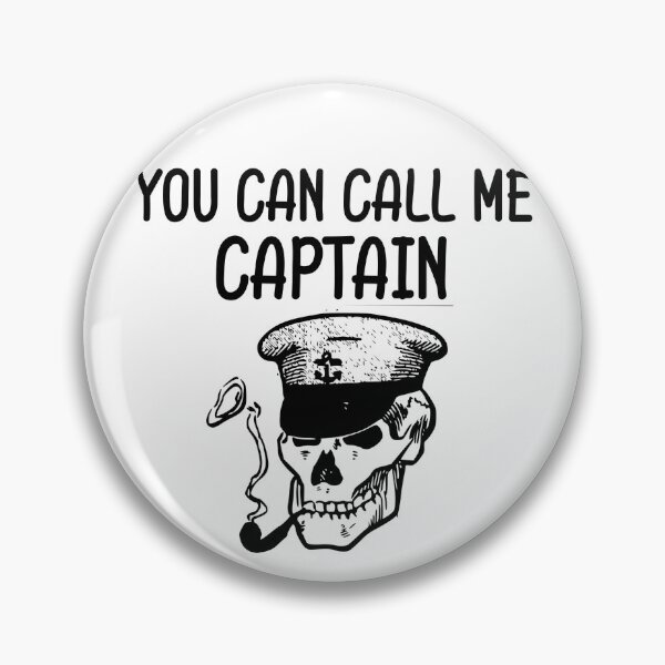 Item preview, Captain saying with skull design designed and sold by Onorato Bellgardt.