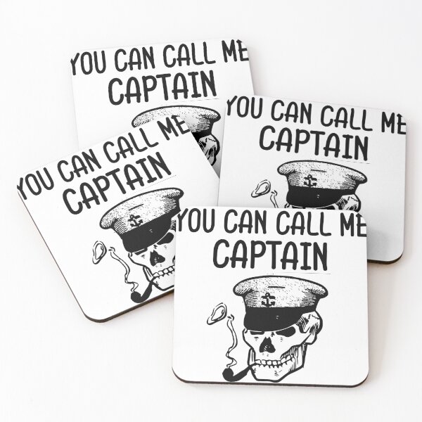 Item preview, Captain saying with skull design designed and sold by Onorato Bellgardt.
