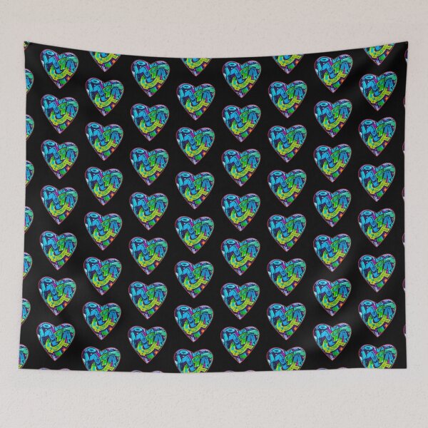 Item preview, Colorful graffiti love shape- graffiti aesthetic style designed and sold by Red-ElYoubi.