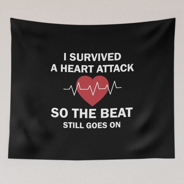 Item preview, I Survived A Heart Attack So The Beat Still Goes On designed and sold by imaneless.