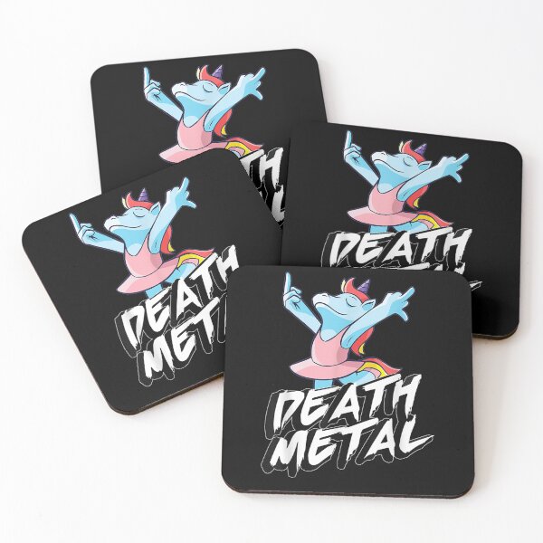 Item preview, Death Metal Unicorn Middlefinger Party designed and sold by tolivia.