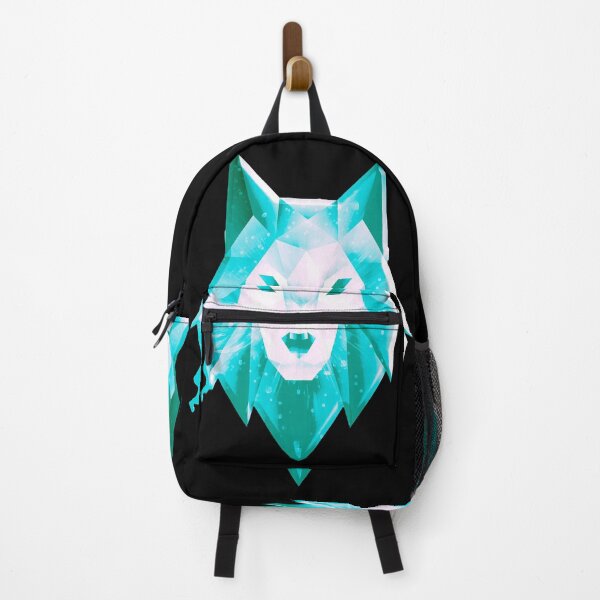 Item preview, abstract Rare Wolf blacklight posters - geometric wolf head hypercolor designed and sold by Long Exposure.