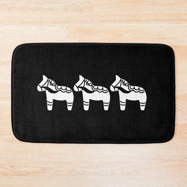 Item preview, Swedish Dala Dalarna Sweden Horse Dalecarlian White Minimalist designed and sold by funnytshirtemp.