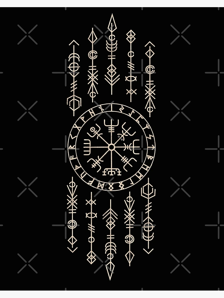 Runa Mannaz Viking Rune Letter M Runic Ring - Adjustable - Etsy