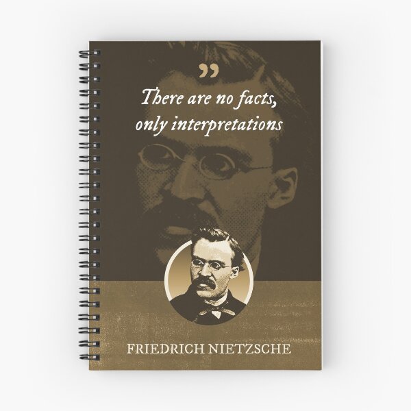 Item preview, Friedrich Nietzsche - There are no facts, only interpretations designed and sold by Syahrasi.