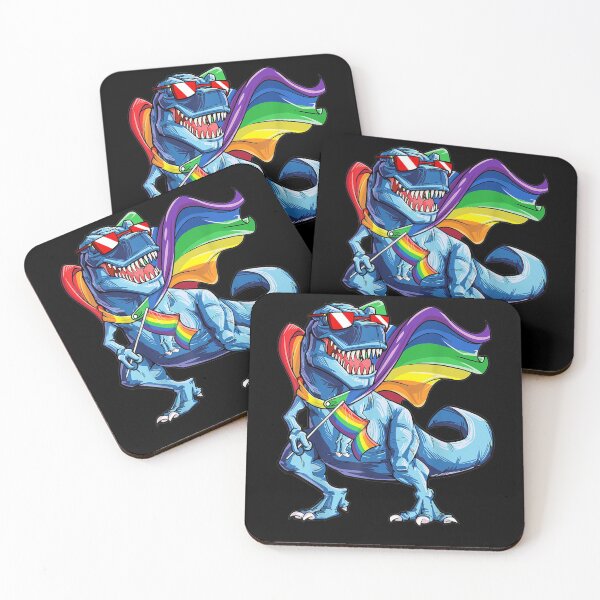 Item preview, Dinosaur Gay Pride Flag Lgbt Lesbian Bi T Rex designed and sold by tolivia.