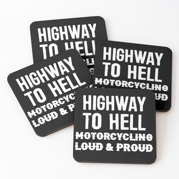 Item preview, Highway to Hell biker saying designed and sold by Onorato Bellgardt.