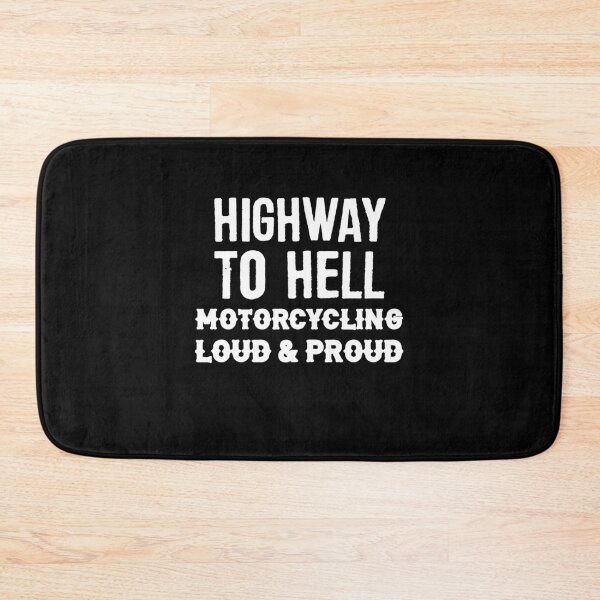 Item preview, Highway to Hell biker saying designed and sold by Onorato Bellgardt.