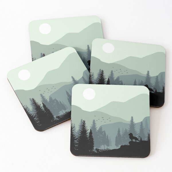 Item preview, Lion silhouettes artwork. designed and sold by emphatic.