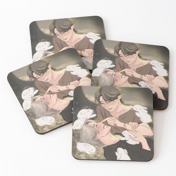 Item preview, Taekook Playing With Bunnies designed and sold by soupkv.